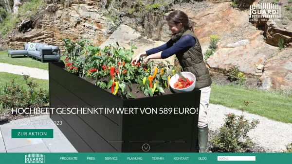Website Screenshot: GUARDI GmbH - umZÄUNEbesser – Zaun, Balkon, Gartentor - Guardi - Date: 2023-06-15 16:02:34