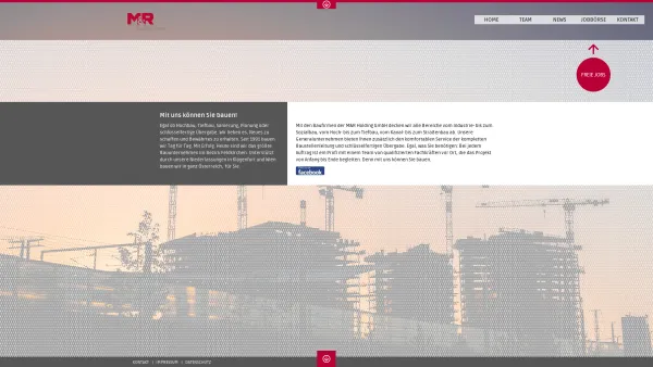 Website Screenshot: HAUSBAU GUBAU FERTIGHAUS FENG SHUI BAUMEISTER GUMPELMAYR GENERALUNTERNEHMER - M&R Holding - Holding für alle Arten von Bauprojekten. - Date: 2023-06-22 15:13:43