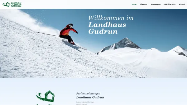 Website Screenshot: Landhaus Gudrun Tux Zillertal Lanersbach Tirol Gletscher Hintertux Tuxer Gletscher, - Landhaus Gudrun - Willkommen im wunderschönen Tux im Zillertal - Date: 2023-06-22 15:13:43