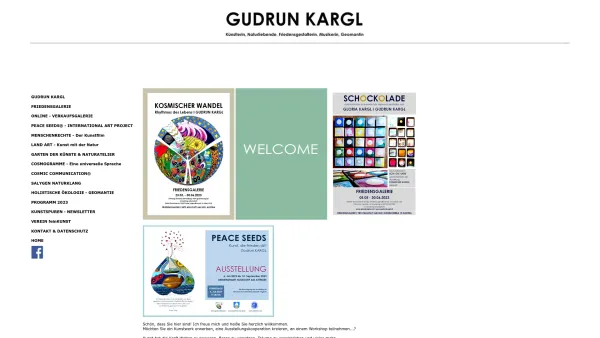 Website Screenshot: Gudrun Kargl Freischaffende Künstlerin - GUDRUN KARGL ...more than art - Date: 2023-06-22 15:13:43