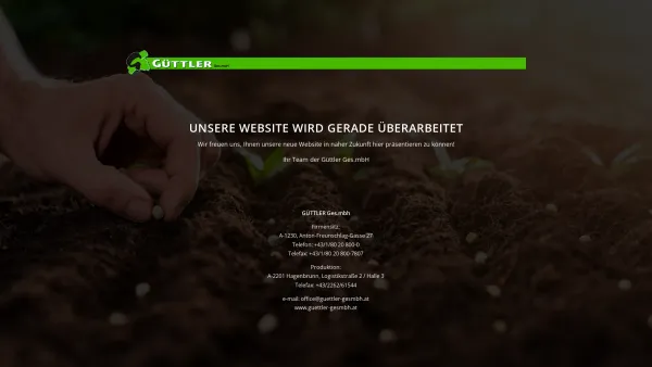 Website Screenshot: Güttler Ges.mbH - Güttler Ges.mbH – Papierwaren Erzeugung - Date: 2023-06-22 15:12:04