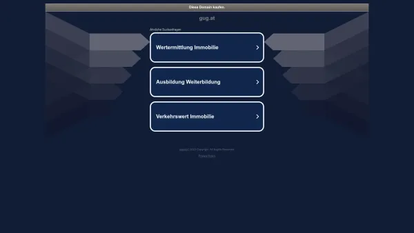 Website Screenshot: Grössbauer Informationstechnologien G+G Training&Solution - gug.at - Date: 2023-06-22 15:12:04