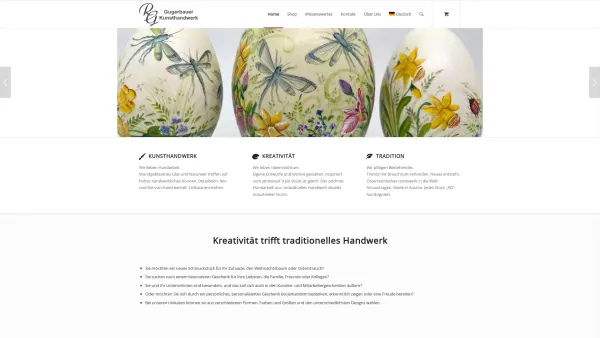 Website Screenshot: Gugerbauer Kunsthandwerk - Gugerbauer Kunsthandwerk - Handwerk in höchster Präzision - Date: 2023-06-22 15:12:04