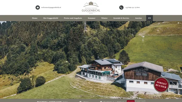 Website Screenshot: Anton Meine - Therme und Ferienhaus Guggenbichl in Kaprun - Date: 2023-06-22 15:12:04