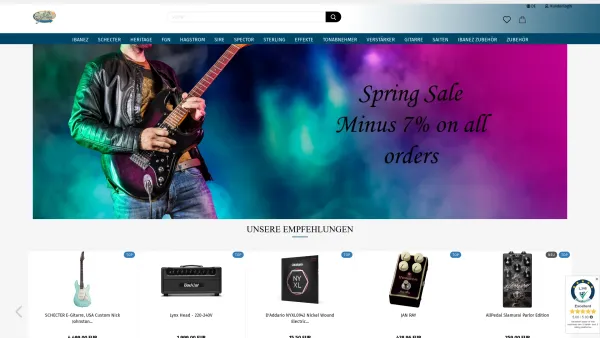 Website Screenshot: Guitar Store Graz - Guitar-Lounge|24h Online Shop - Date: 2023-06-14 10:46:41