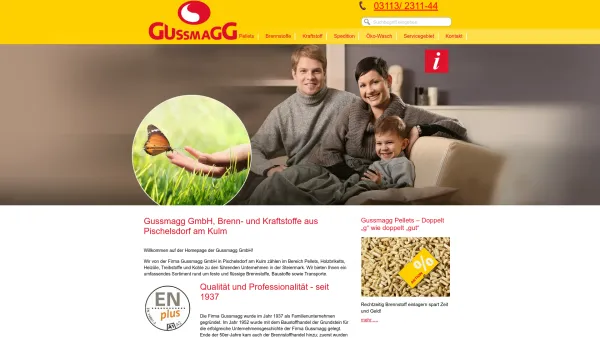 Website Screenshot: Gussmagg GesmbH - Heizöl kaufen in Hartberg | Gussmagg GmbH - Date: 2023-06-22 15:12:02