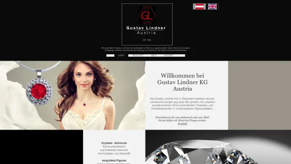 Website Screenshot: Gustav Lindner KG - Glas | Gustav Lindner KG Austria | Tirol - Date: 2023-06-22 15:12:04