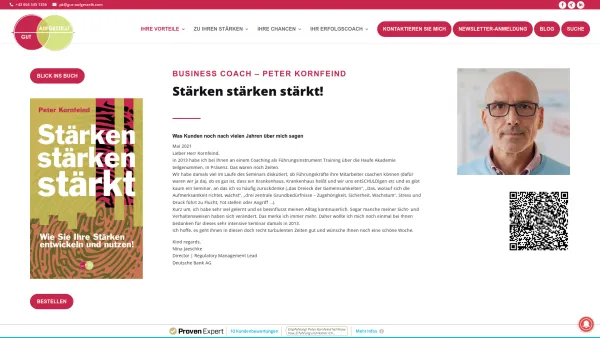 Website Screenshot: Kornfeind KG Ihr Erfolgscoach - Ihre Vorteile - Peter Kornfeind - Date: 2023-06-22 15:12:04