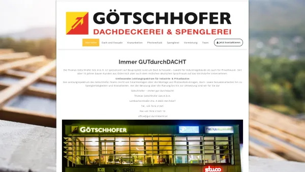 Website Screenshot: Thomas Götschhofer GmbH - Thomas Götschhofer Ges.m.b.H. - Date: 2023-06-22 15:12:04