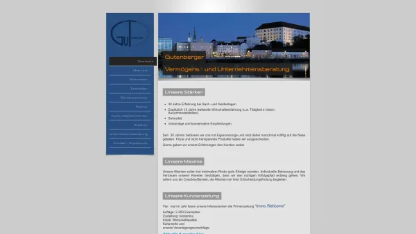 Website Screenshot: Gutenberger Finanzdienstleistung - Date: 2023-06-22 15:12:04