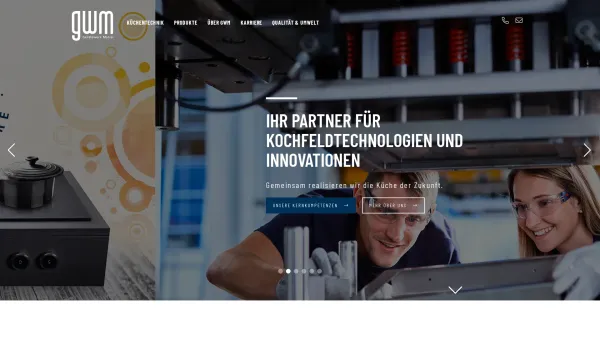 Website Screenshot: Gerätewerk Matrei e.Gen. - Ihr Partner für Kochfeldtechnologien und Innovationen aus Tirol - Gerätewerk Matrei - Date: 2023-06-15 16:02:34