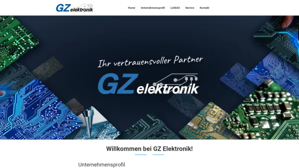 Website Screenshot: GZ-ELEKTRONIK - GZ Elektronik – Leiterplatten - Date: 2023-06-15 16:02:34