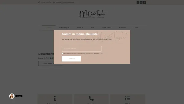 Website Screenshot: Haarentfernung Klagenfurt - Dauerhafte-Laser-Haarentfernung Klagenfurt - Date: 2023-06-22 15:02:01