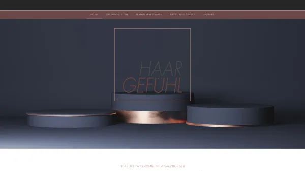 Website Screenshot: Haargefühl - Matthias Huber - Friseursalon HAARGEFÜHL - Date: 2023-06-15 16:02:34