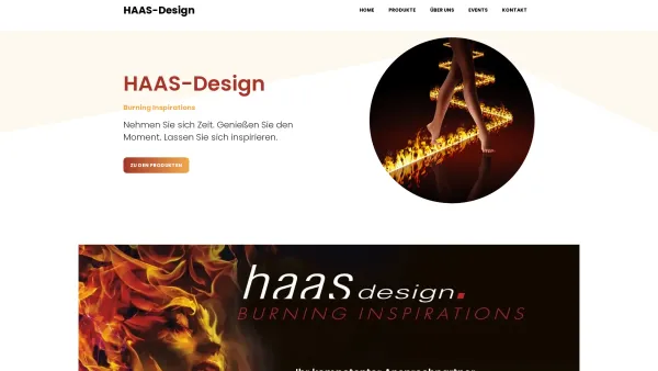 Website Screenshot: HAAS Design - HAAS-Design | Ethanolkamine, Gaskamine, Effektfeuerkamine - Date: 2023-06-22 15:12:04