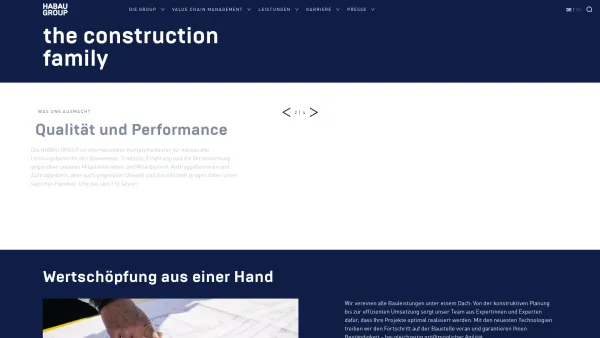 Website Screenshot: www.habau.at - The Construction Family » HABAU GROUP - Date: 2023-06-15 16:02:34