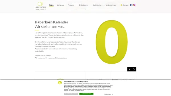 Website Screenshot: HABERKORN Kalender GmbH - Home | Haberkorn Kalender - Date: 2023-06-14 10:40:23