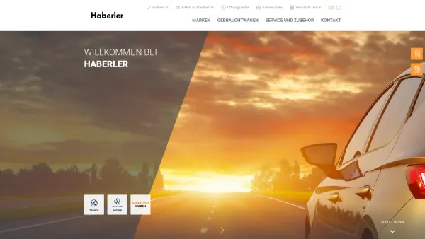 Website Screenshot: Josef Autohaus Haberler VW VWLNF AUDI GEBRAUCHTWAGEN - Haberler OG - Date: 2023-06-14 10:40:23