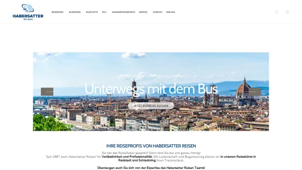 Website Screenshot: Reisebüro Habersatter - Startseite - Habersatter Reisen - Date: 2023-06-22 15:15:51