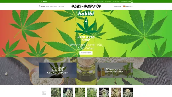 Website Screenshot: HABIBI HANFSHOP - Habibi HANF&CBD Shop – Dein Shop rund um CBD und Hanf - Date: 2023-06-15 16:02:34