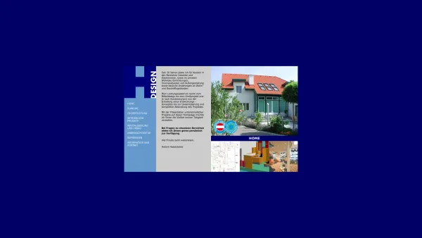 Website Screenshot: H-Design - Technisches Büro für Innenarchitektur und Raumdesign - Hubert Haselsteiner - Date: 2023-06-22 15:15:51