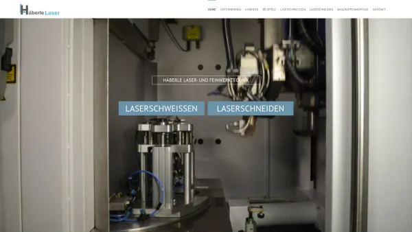 Website Screenshot: Häberle Laser u. Feinwerktechnik - Häberle Laser- und Feinwerktechnik GmbH & Co KG - Date: 2023-06-26 10:26:22