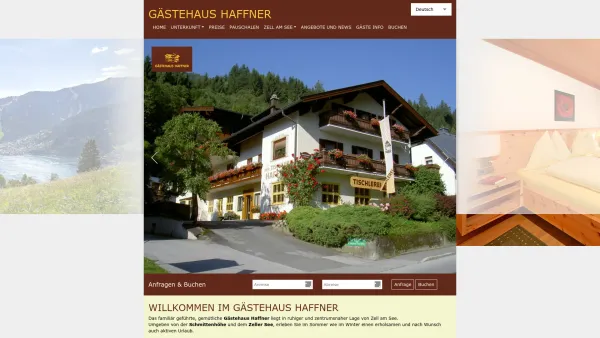 Website Screenshot: Tischlerei Karl Haffner Appartements Haffner - | Gästehaus Haffner - Date: 2023-06-22 15:15:51
