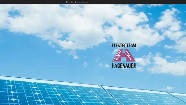 Website Screenshot: Elektroteam Hagenauer - Home - Date: 2023-06-14 10:40:23