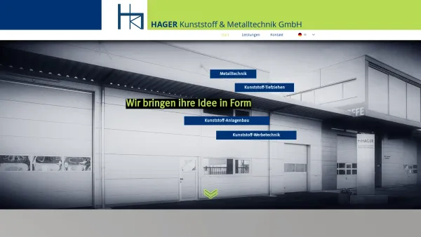 Website Screenshot: Hager Kunststoff & Metalltechnik GmbH - Start | Hager Kunststoff & Metalltechnik GmbH - Date: 2023-06-14 10:40:23