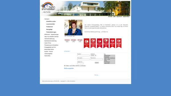 Website Screenshot: Hahn-Immobilien - Immobilien Ludwigshafen: Ludwigshafen sowie Immobilien Mannheim - Date: 2023-06-14 10:40:23