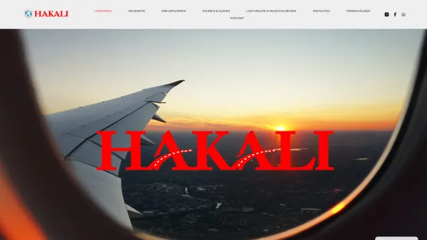 Website Screenshot: HAKALI - Gruppenreisen - Veranstalter - Reisebüro Hakali – Bereits in 2 Generation kümmern wir uns um einen reibungslosen Ablauf, wir sind stets persönlich für Sie da! Reisebüro Graz Umgebung. - Date: 2023-06-15 16:02:34