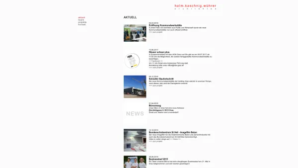 Website Screenshot: halm kaschnig architekten - halm kaschnig wuehrer architekten - Date: 2023-06-22 15:12:08