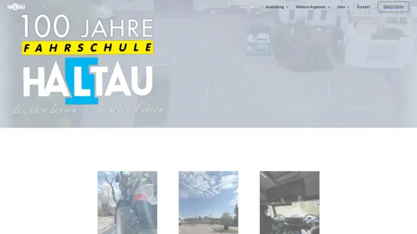 Website Screenshot: AB Training CD Weiterbildung GmbH - Fahrschule Haltau – seit 1923 - Date: 2023-06-22 15:12:08