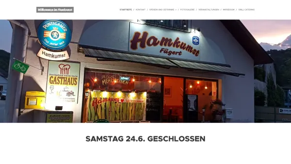 Website Screenshot: Hamkumst Cafe Restaurant Fügert - Hamkumst-cafe-restaurant - Date: 2023-06-22 15:12:08