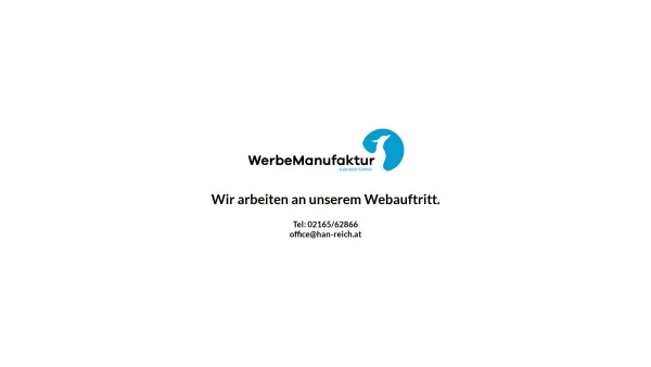 Website Screenshot: Hanreich GmbH Werbeproduktionen - Hanreich Werbeproduktionen - Date: 2023-06-22 15:12:08
