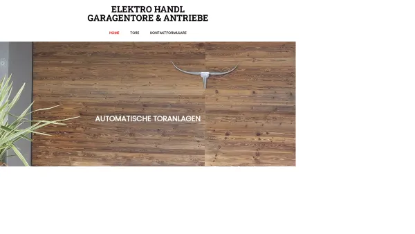 Website Screenshot: Elektro Handl - Home - Date: 2023-06-22 15:12:08