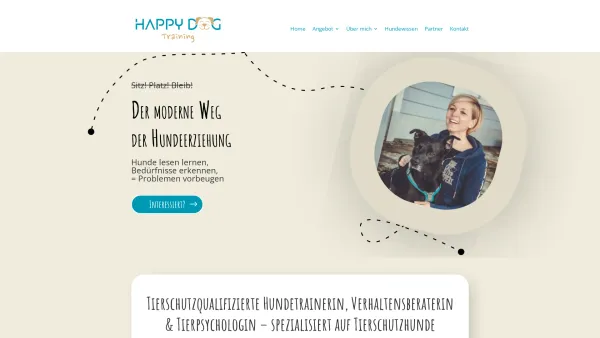 Website Screenshot: Happy Dog Training & Verhaltensberatung - Hundetraining & Verhaltensberatung Salzkammergut | Happy Dog Training - Date: 2023-06-26 10:26:22