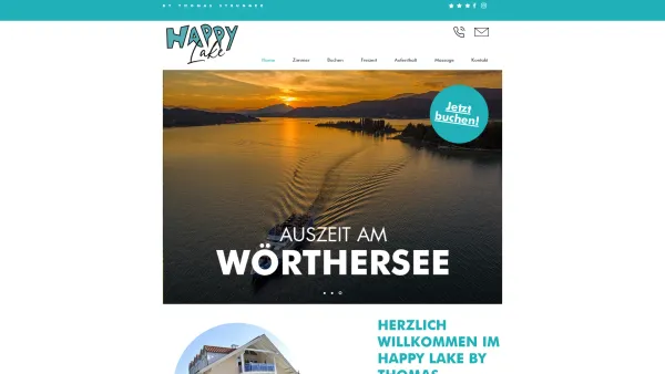 Website Screenshot: Happy House das fröhliche Urlaubszuhause *** - Pension | HAPPY LAKE by Thomas Strugger | Krumpendorf am Wörthersee - Date: 2023-06-15 16:02:34