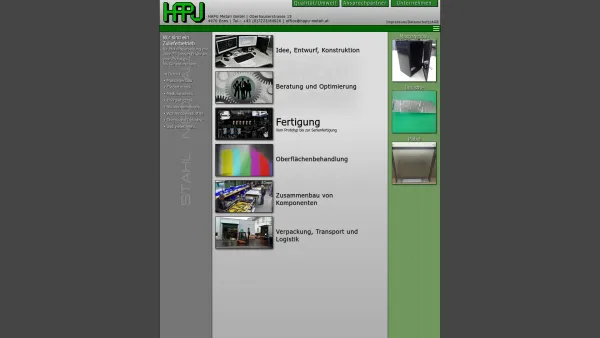 Website Screenshot: HAPU Metall GmbH - HAPU Metall GmbH - Date: 2023-06-22 15:02:09