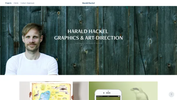 Website Screenshot: DI FH Harald Hackel  Kommunikationsdesign - Harald Hackel - Date: 2023-06-22 15:12:08