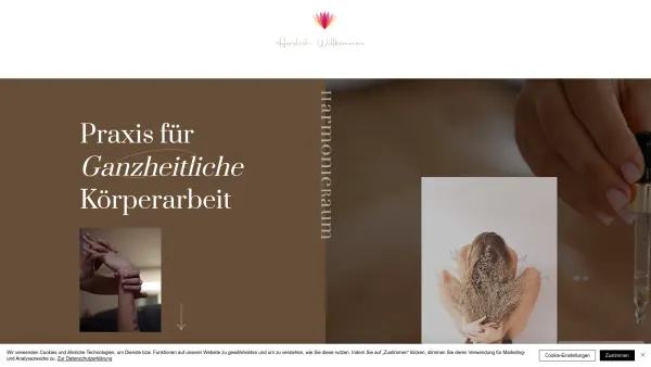 Website Screenshot: Harmonieraum - Harmonieraum | Praxis für ganzheitliche Körperarbeit | Energetik | Ebreichsdorf - Date: 2023-06-22 15:13:47