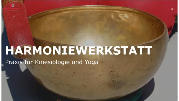 Website Screenshot: Harmoniewerkstatt Kinesiologie-Energiearbeit-Coaching - Startseite Harmonie | Harmoniewerkstatt - Date: 2023-06-22 15:13:48