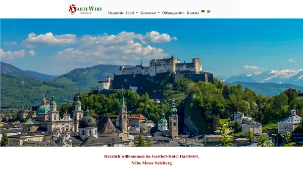 Website Screenshot: Gasthof und Hotel Hartlwirt Salzburg - Hartlwirt - Hotel Salzburg - Date: 2023-06-22 15:13:45