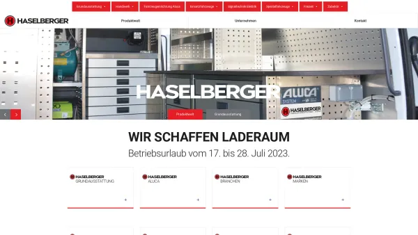 Website Screenshot: Haselberger - Laderaum-Ausstatter GMBH | Haselberger - Date: 2023-06-22 15:13:48