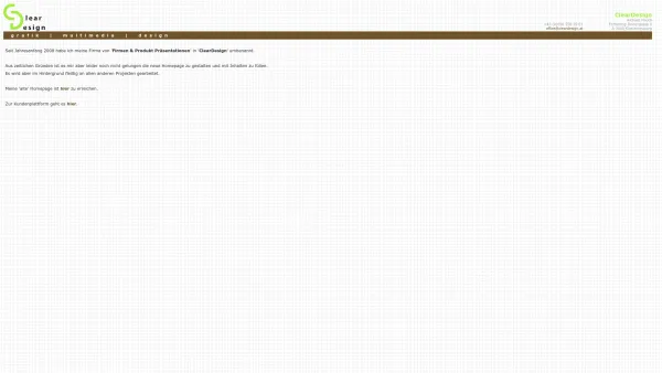 Website Screenshot: Richard Hauck - Firmen und Produkt Präsentationen - ClearDesign - Date: 2023-06-22 15:02:13