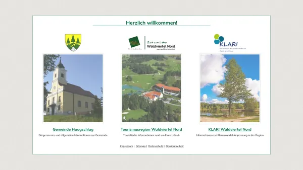Website Screenshot: Gemeindeamt Haugschlag RiS-Kommunal - Haugschlag - Date: 2023-06-22 15:02:13