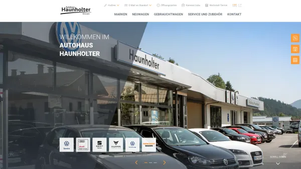 Website Screenshot: Autohaus Haunholter - Autohaus Haunholter e.U. - Date: 2023-06-22 15:02:13