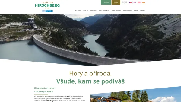 Website Screenshot: Haus am Hirschberg - Haus am Hirschberg | Český penzion v rakouských Alpách - Date: 2023-06-22 15:02:13