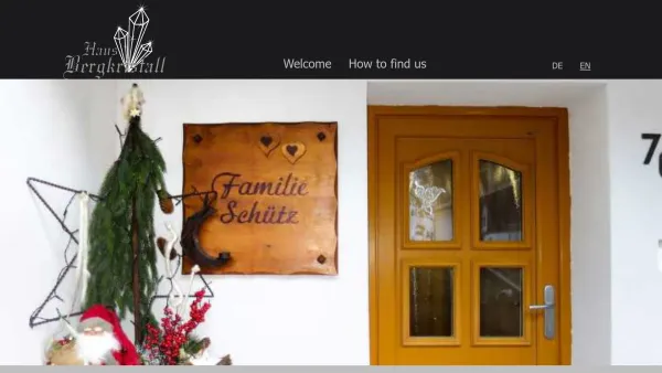 Website Screenshot: Schütz Bergkristall - Haus Bergkristall | Haus Bergkristall - Date: 2023-06-22 15:02:13