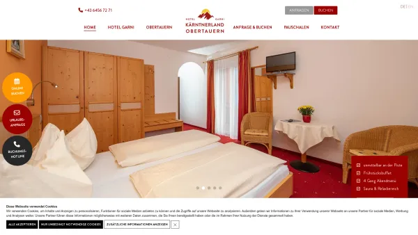 Website Screenshot: Kärntnerland Haus KaerntnerlandWinterulaub Obertauern Salzburg Land - Hotel Kärntnerland - Urlaub in Obertauern - Date: 2023-06-22 15:02:13